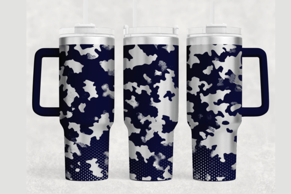 Camouflage 40oz Laser Tumbler Wrap SVG