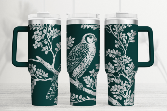 Falcon 40oz Laser Tumbler Wrap SVG