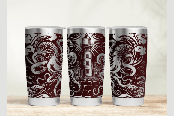 Lighthouse Tumbler Wrap