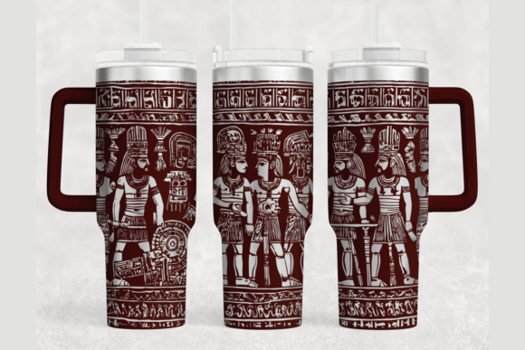 Mountain Scene Tumbler Wrap SVG