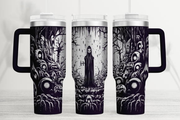 Nightmare Tumbler Wrap SVG