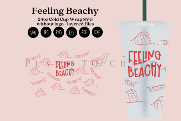 Summer Quotes 24oz Cold Cup Wrap SVG