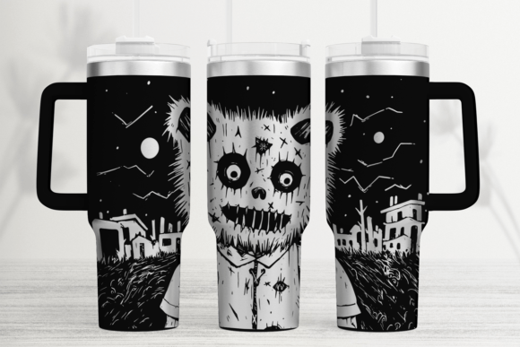 Teddy Zombie Tumbler Wrap