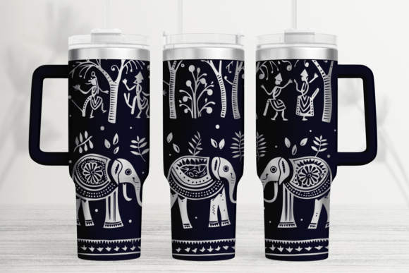 Thai Pant 40oz Laser Tumbler Wrap SVG