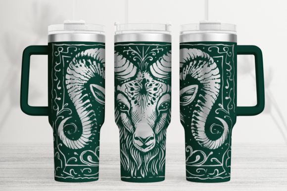 Zodiac Aries Tumbler Wrap